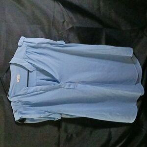 Antilia Femme blue blouse sz med